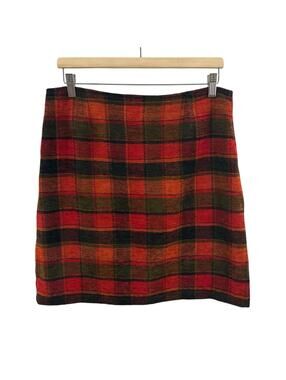 Vintage Carole Little Women’s Plaid Skirt Size 12
